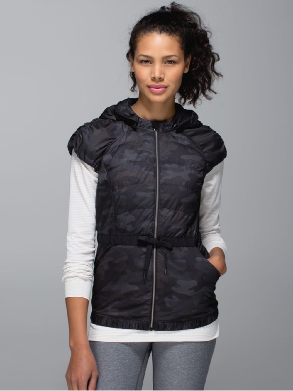 Lululemon Spring Fling Puffy Lotus Camo Vest